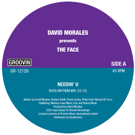 David Morales pres. - The Face Needin' U