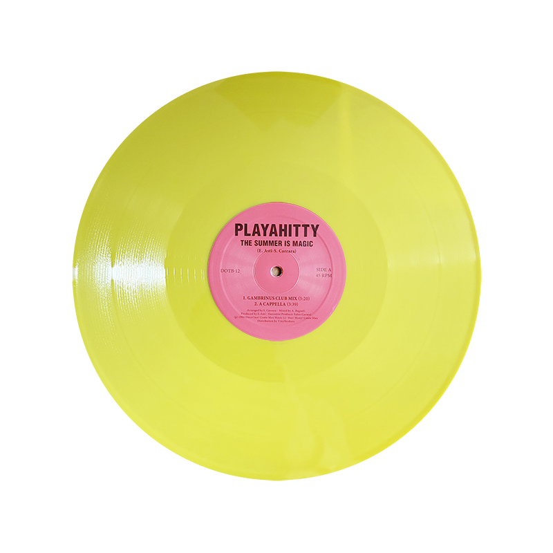 Playahitty - The Summer is Magic ( yellow vinyl )