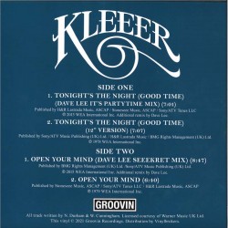 KLEEER - TONIGHT'S THE NIGHT (GOOD TIME)
