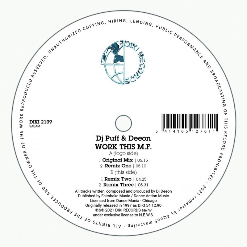 Dj PuffDeeon  - WORK THIS M.F.