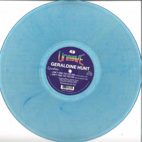 Geraldine Hunt x Carl Cox - Can't Fake The Feeling (Purple Vinyl Pressing)